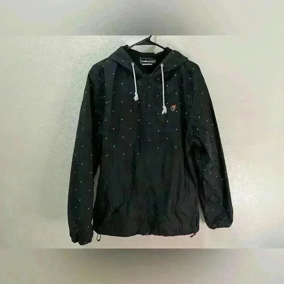 The Hundreds Black Bomb Print Fleece Jacket L - Picture 1 of 5
